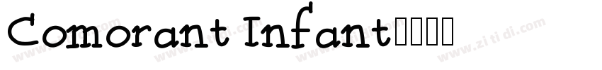 Comorant Infant字体转换